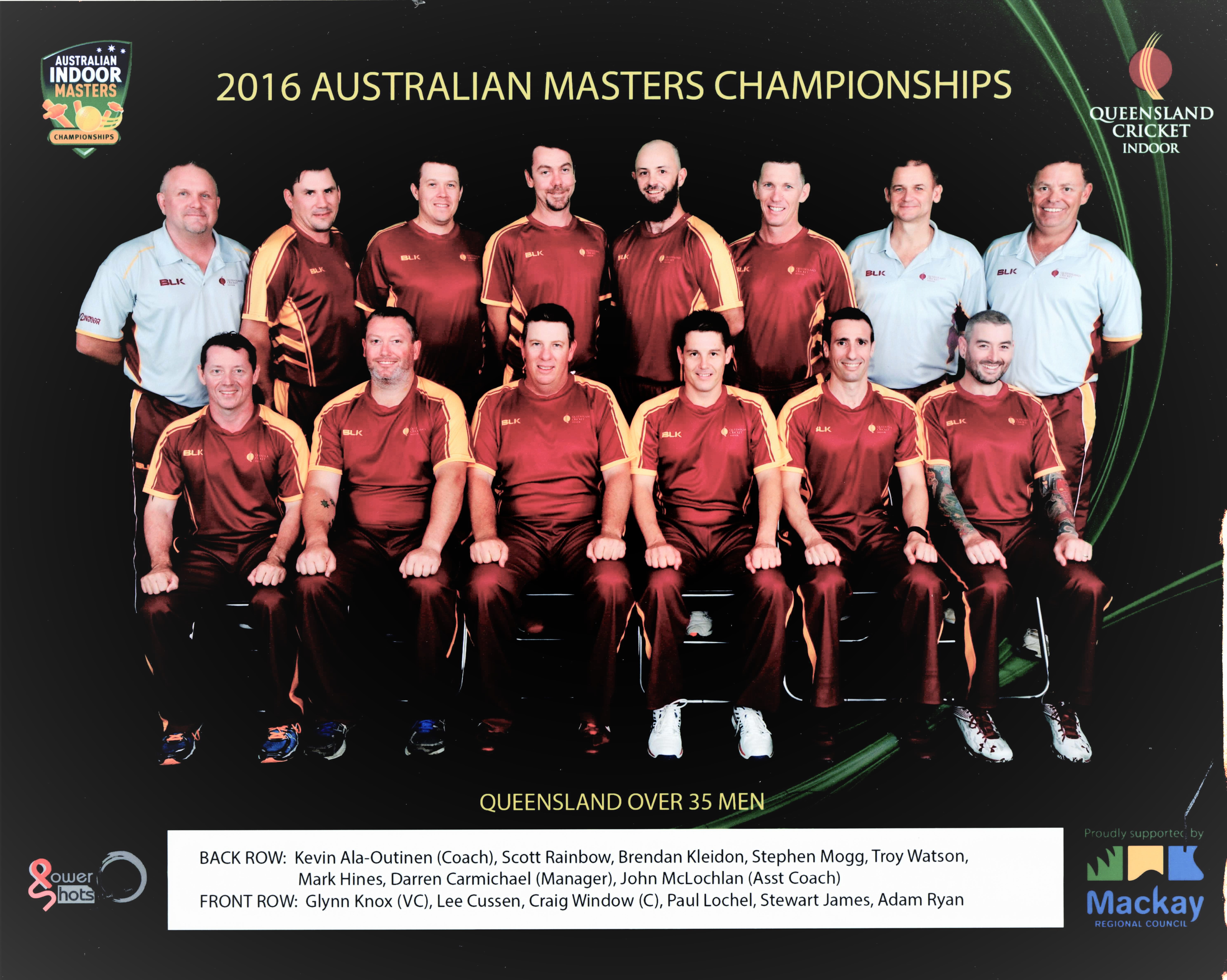 2016 Qld Over 35 Men